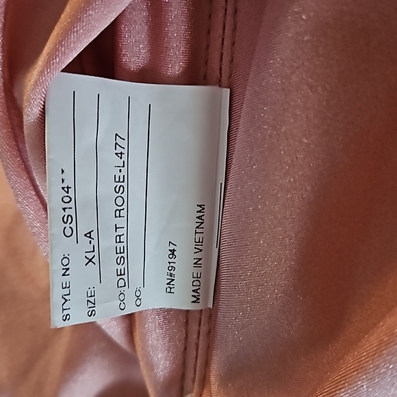 *NWT* Cynthia & Sahar One Shoulder Asymmetrical Cowl Back Satin Mermaid Dress - Picture 13 of 14
